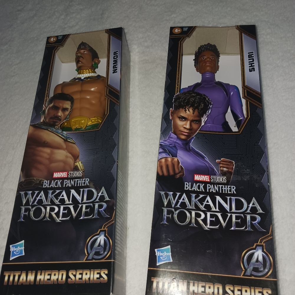 Black Panther Wakanda Forever Namor & Shuri Action Figures